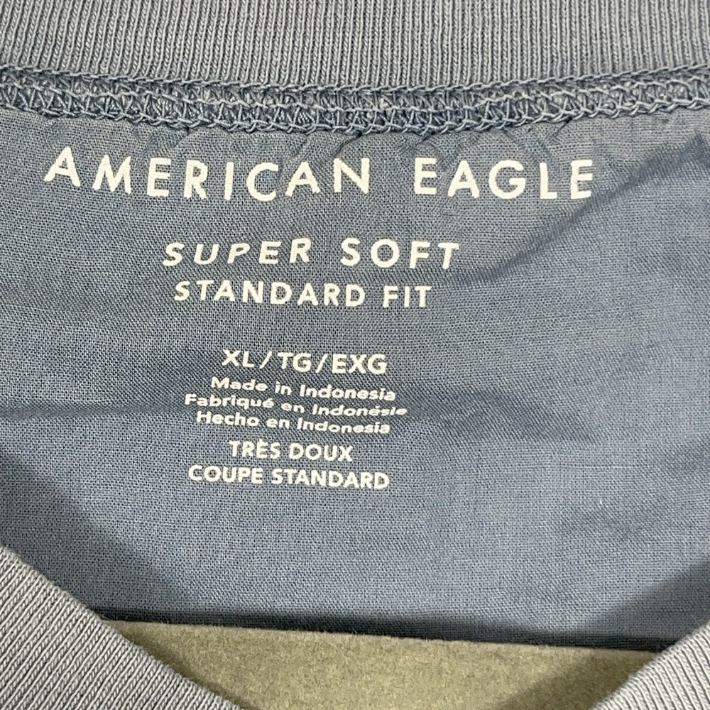 American Eagle Mens T-Shirt LOT OF 2 Standard Fit Short Sleeve XL Soft Logo - Picture 3 of 16